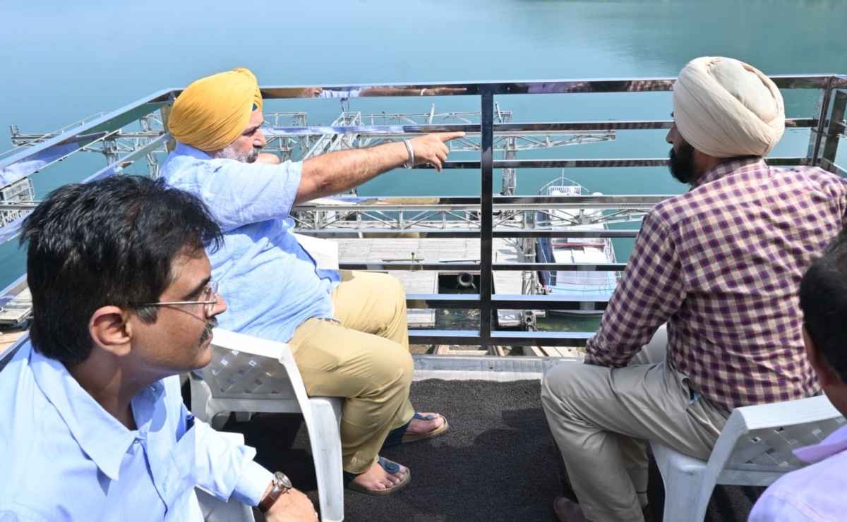 पंजाब जल मंत्री चेतन सिंह जौड़ामाजरा ने किया Bhakra Dam का निरीक्षण, अधिकारियों को दिया निर्देश