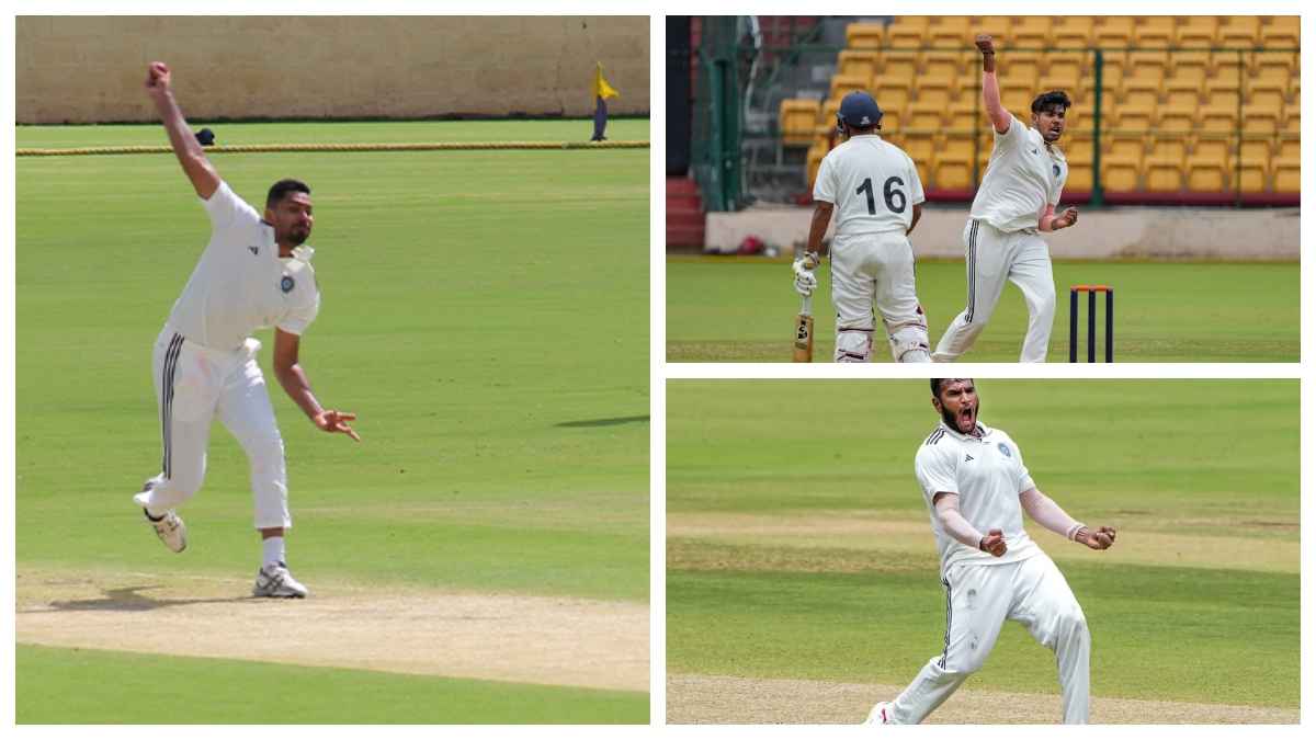 Duleep Trophy 2024: पहले दिन दिखा गेंदबाजों का दबदबा, हर्षित-विजय कुमार समेत इन बॉलर्स ने जमकर बिखेरी चमक