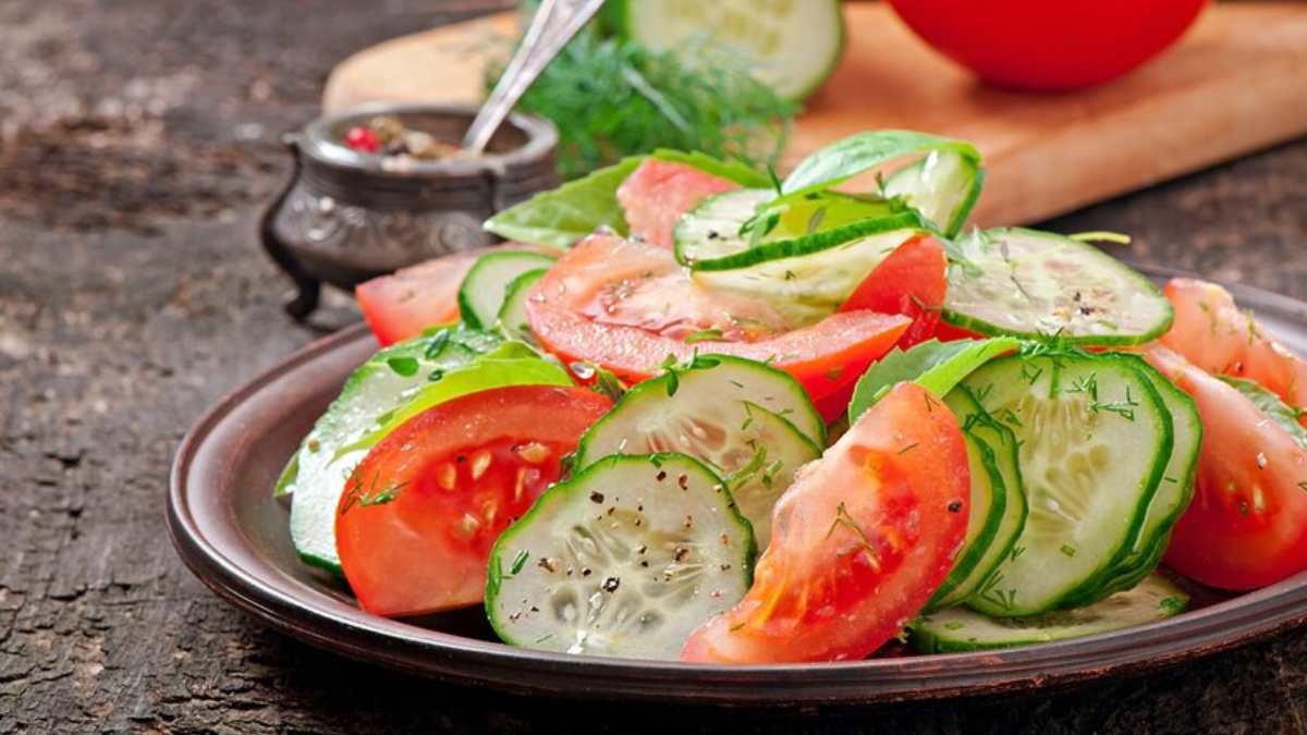 tomato-cucumber salad