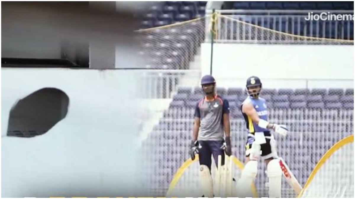 IND vs BAN: प्रैक्टिस सेशन में विराट ने दिखाया बैटिंग का दम, छक्का जड़कर तोड़ दी दीवार; तस्वीर वायरल