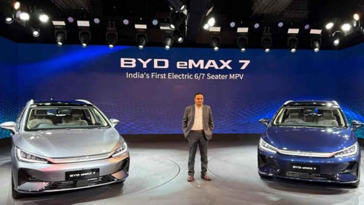 BYD eMAX 7: 530km की रेंज, भारत की पहली 7 सीटर इलेक्ट्रिक कार हुई लॉन्च