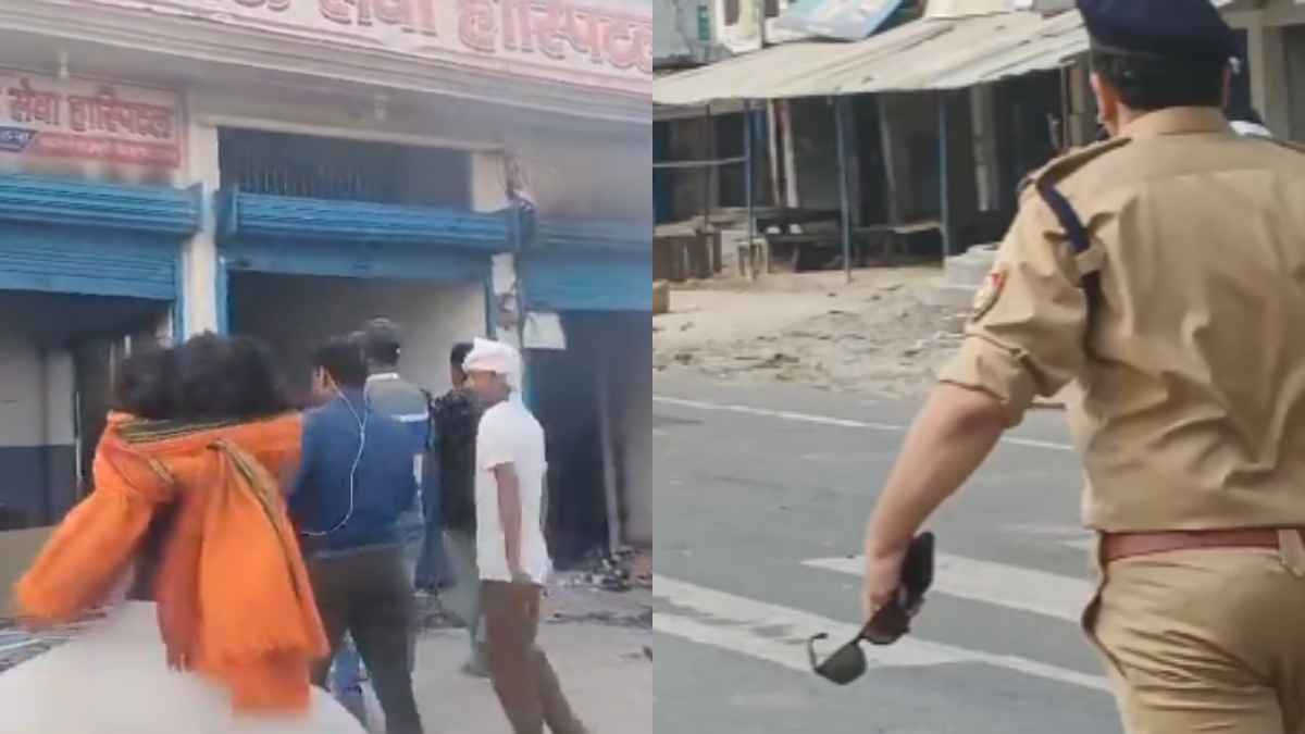 विसर्जन के दौरान भड़की हिंसा की आग में सुलगा बहराइच, हालात संभालने पिस्टल लेकर उतरे एडीजी