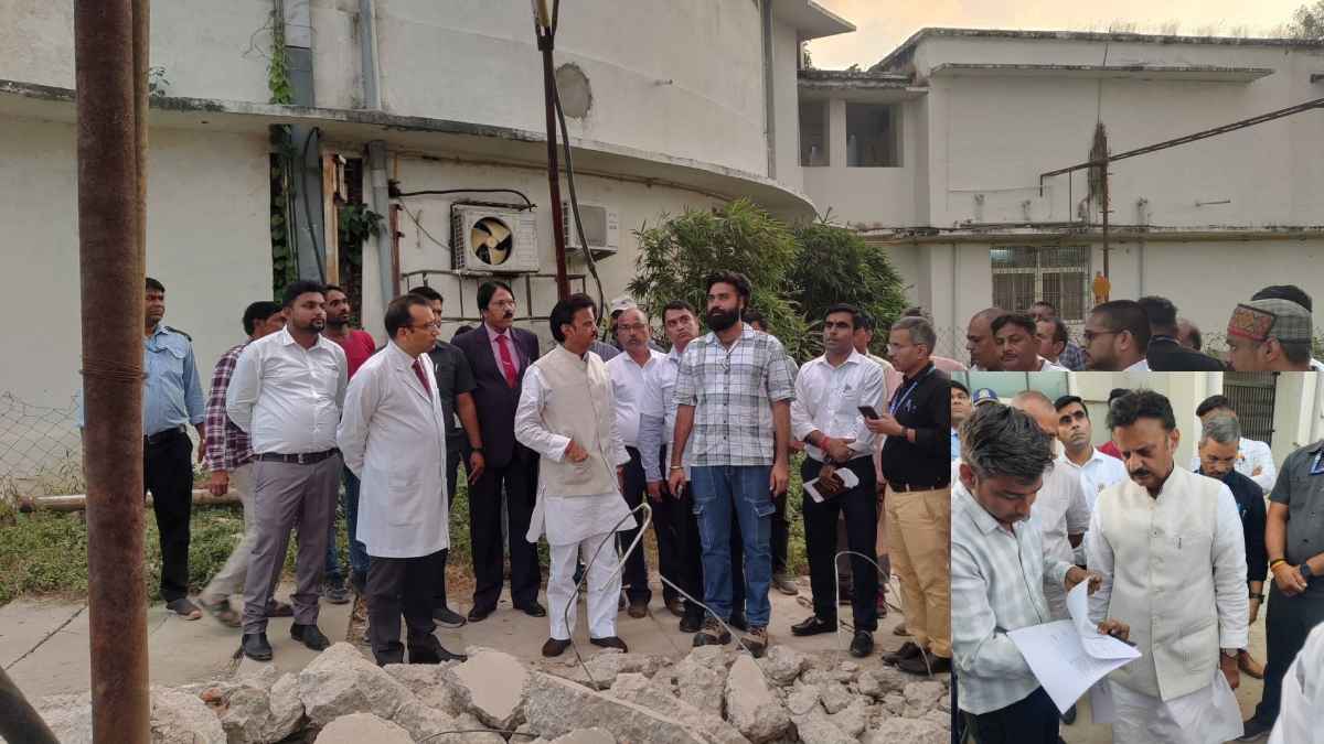 MP उप मुख्यमंत्री राजेन्द्र शुक्ल ने रीवा में सुपर स्पेशलिटी अस्पताल का लिया जायजा, अधिकारियों को दिए निर्देश