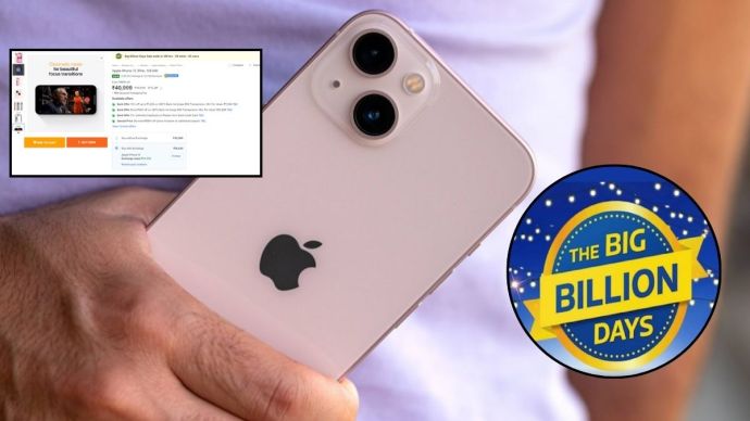 Flipkart Big Billion Days Sale Discount offer on iPhone 13