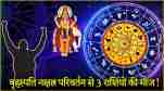 Guru Nakshatra Parivartan 2024 lucky zodiac signs