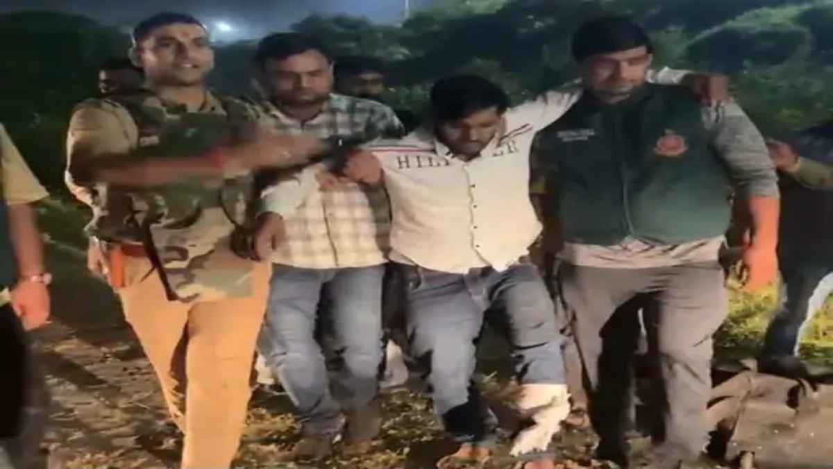 लाॅरेंस गैंग के शूटर का मथुरा में एनकाउंटर, गोली लगने के बाद दबोचा, कई राज्यों की पुलिस को थी तलाश