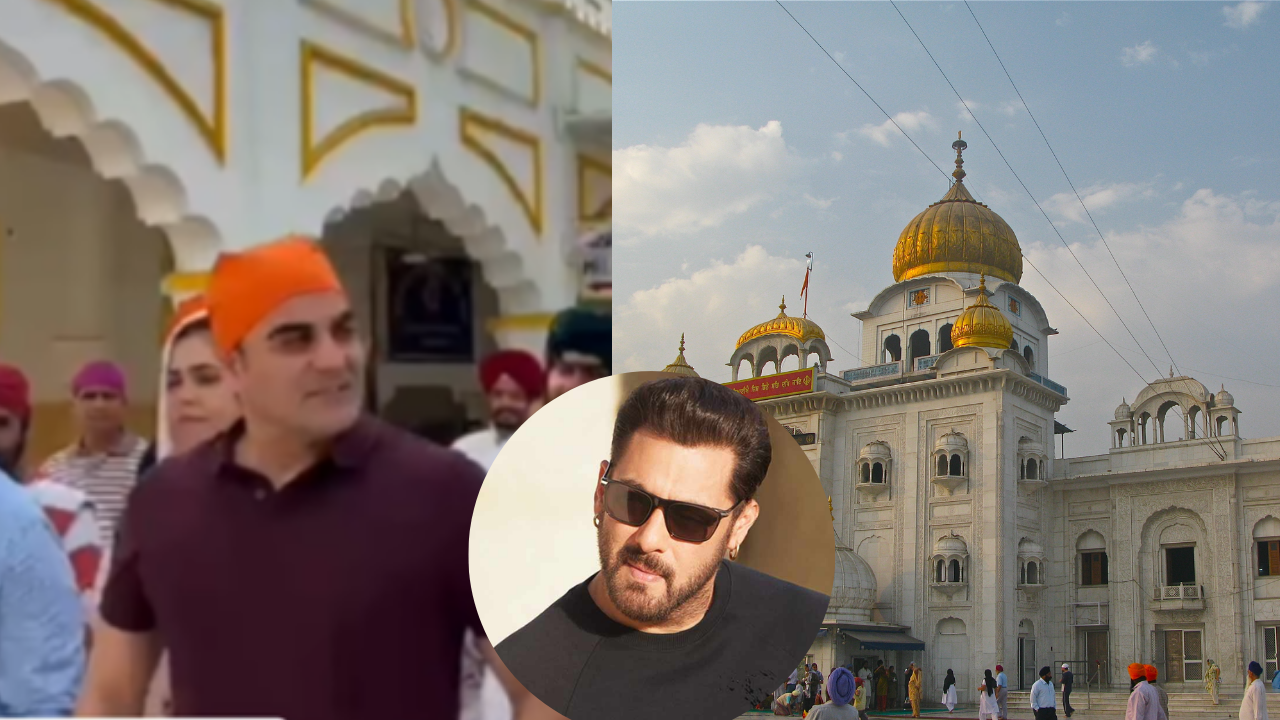 Arbaaz Khan At Gurudwara Shri Bangla Sahib Ji