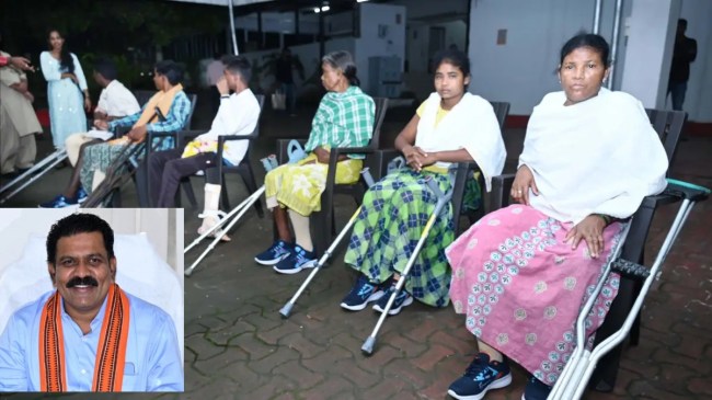 Naxal victims got artificial leg