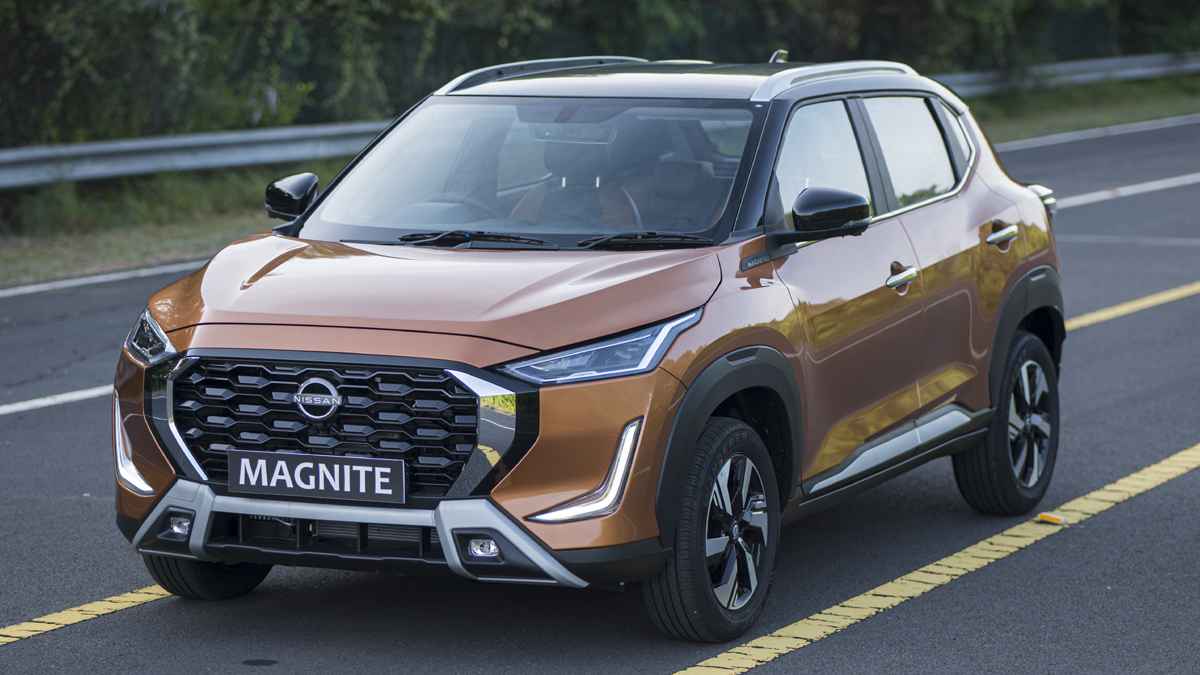 Nissan magnite faceift front