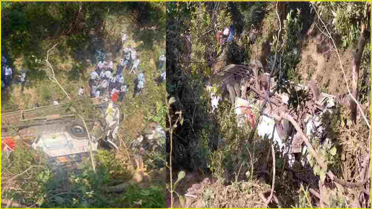 पंचकूला में बड़ा हादसा, बच्चों से भरी स्कूल बस खाई में पलटी, 15 घायल