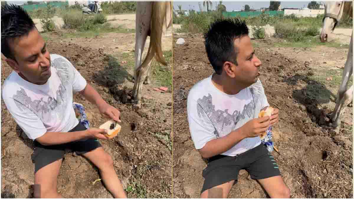 Puneet Superstar ने ब्रेड पर लगाकर खाई 'घोड़े की पॉटी', वीडियो देख लोगों ने की अटपटी डिमांड