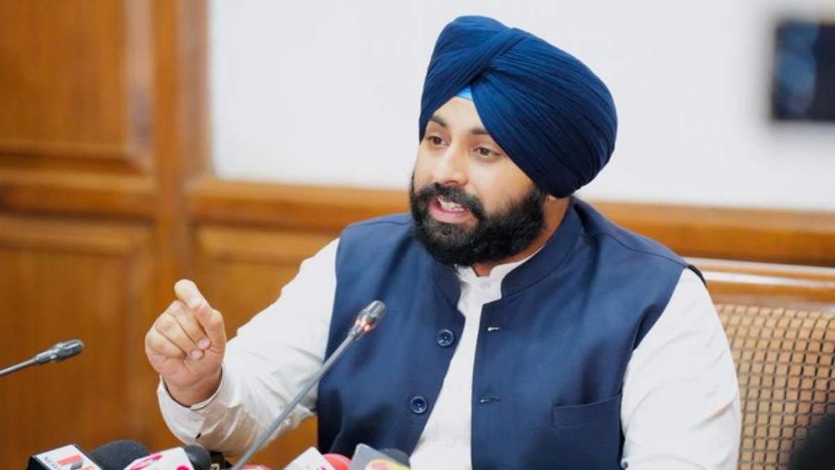 Punjab Minister Harjot Singh Bains Targets Centre Govt