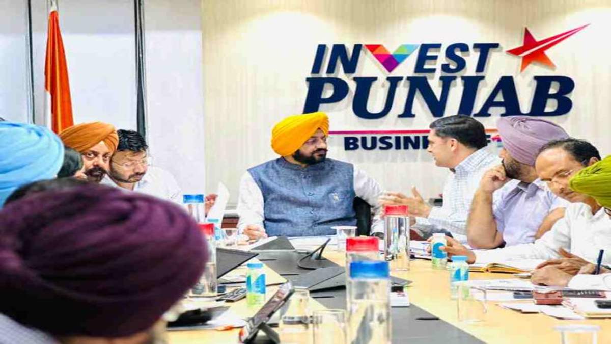 Punjab Two Cabinet Ministers Review Meeting