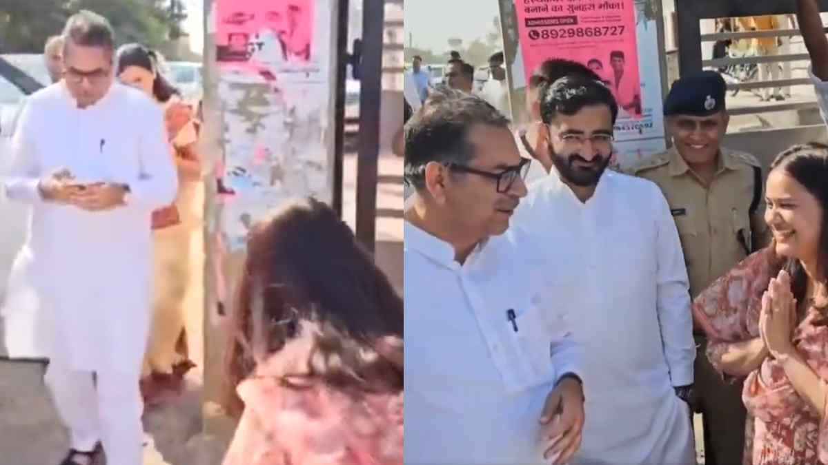 IAS टीना डाबी ने BJP नेता के सामने क्यों झुकाया सिर? सोशल मीडिया यूजर्स पूछ रहे सवाल