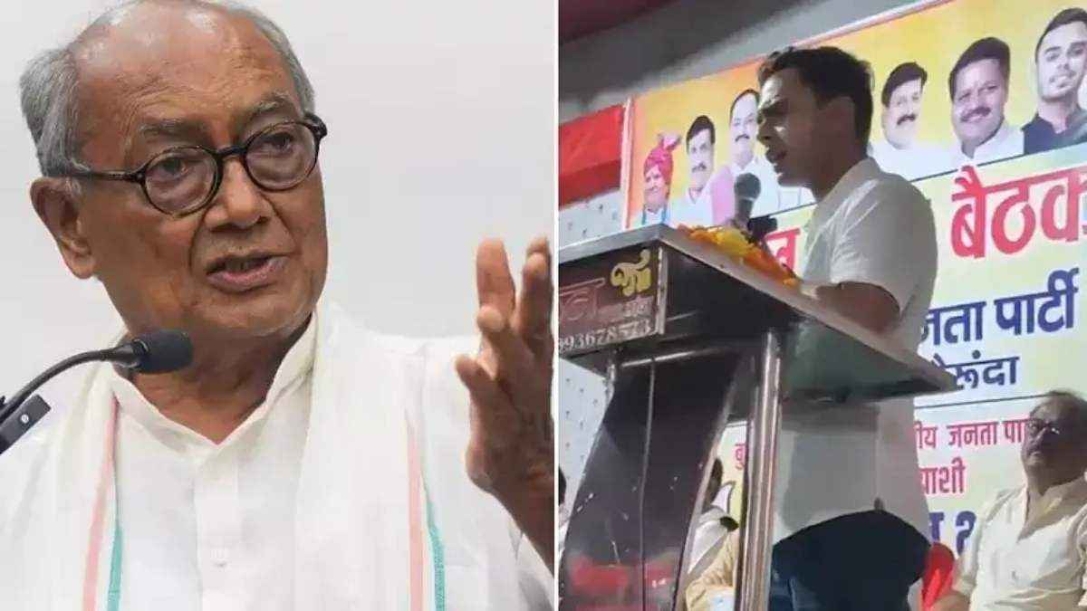 कार्तिकेय बोले-बुधनी में गलती कर बैठे तो एक ईंट भी नही लग पाएगी, दिग्विजय ने दी बेटे को नसीहत