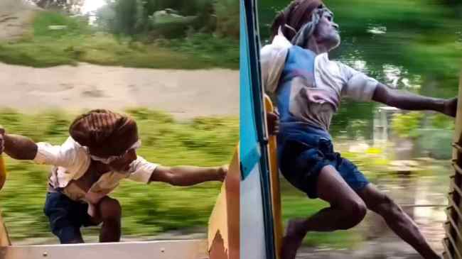 Train stunt Video Viral Train stunt Video Viral