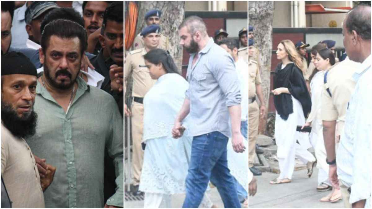 सोहेल, अरबाज, अर्पिता समेत ये सेलिब्रिटी पहुंचे बाबा सिद्दीकी के घर, वीडियो में दिखा सलमान का परिवार
