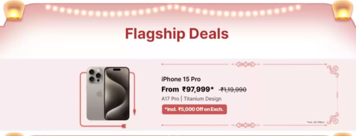 iPhone 15 Pro Discount Offer