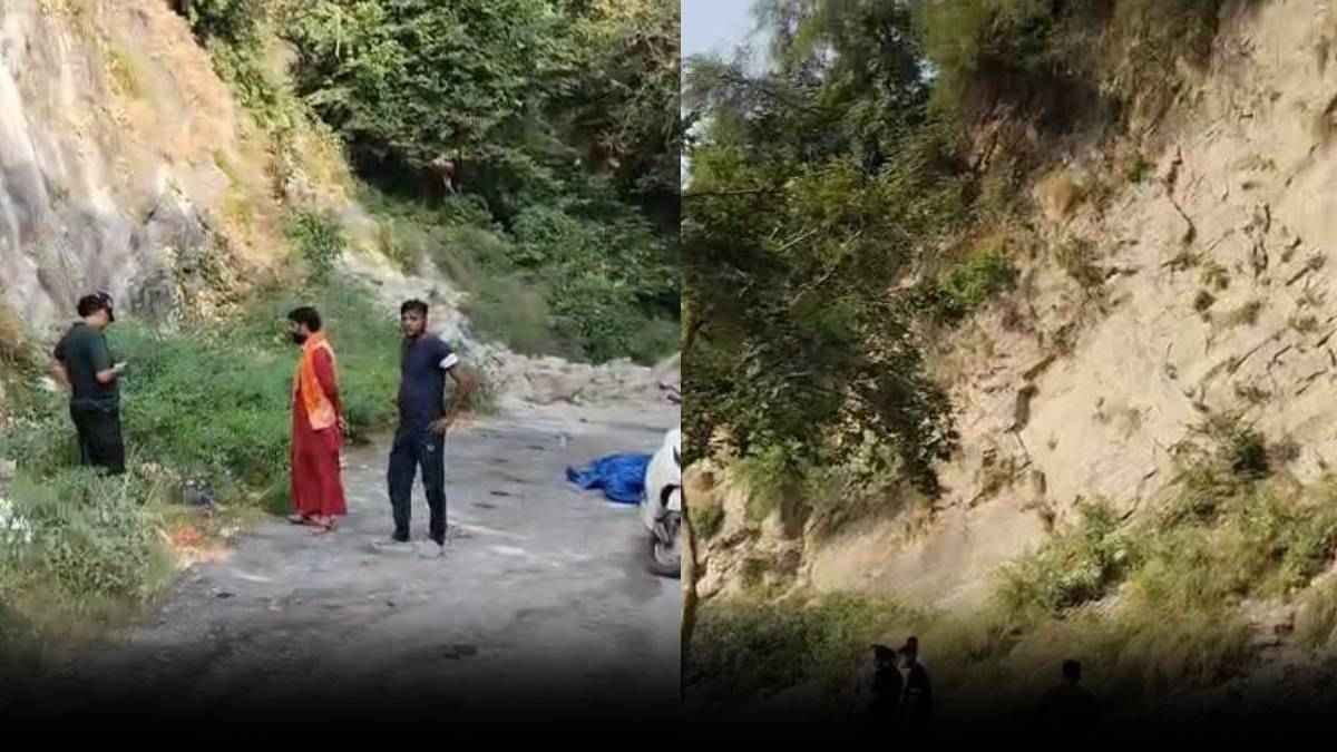Video: सेल्फी लेते हुए 70 फीट की पहाड़ी से गिरी महिला, हरिद्वार के मनसा देवी का मामला