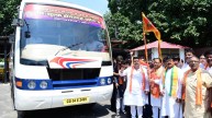 cm vishnu deo sai flagged off bus