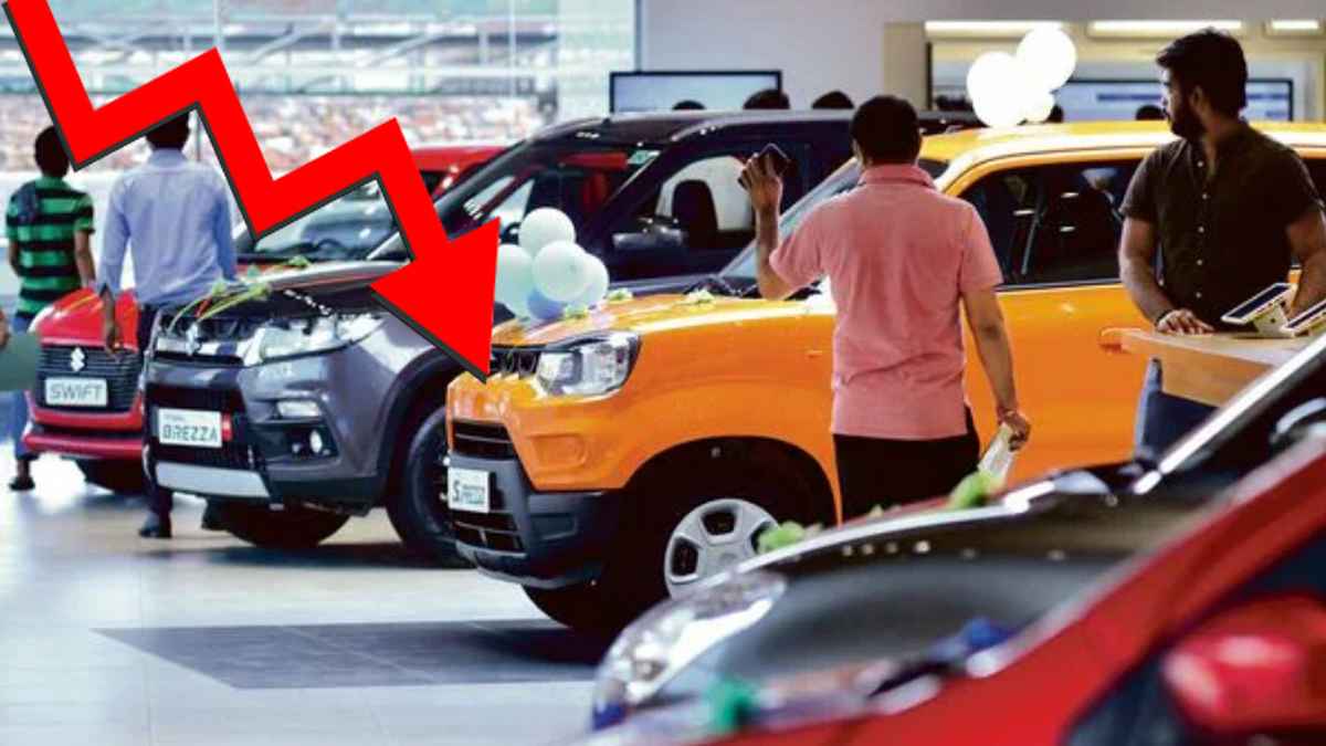 maruti car sale down