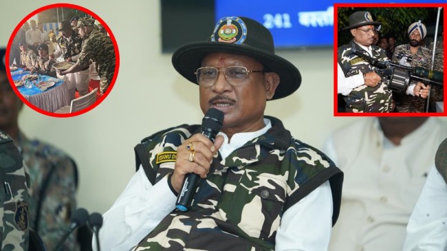 CM Sai Reached CRPF Camp (1) CM Sai Reached CRPF Camp