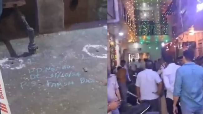 Delhi Farsh Bazar Firing Delhi Farsh Bazar Firing