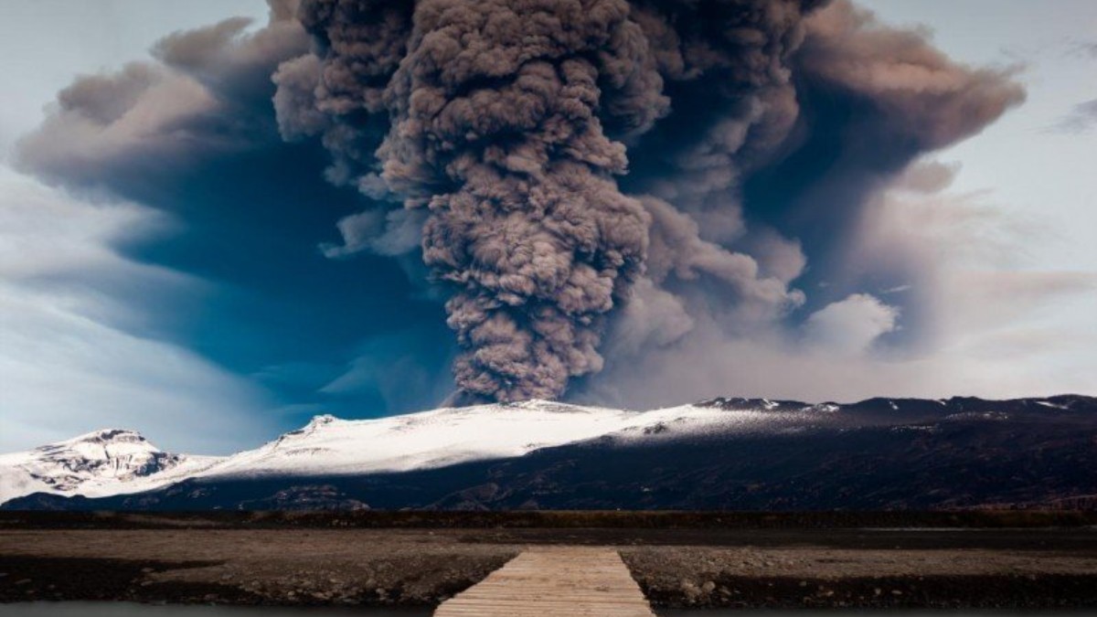 Eyjafjallajokull volcano