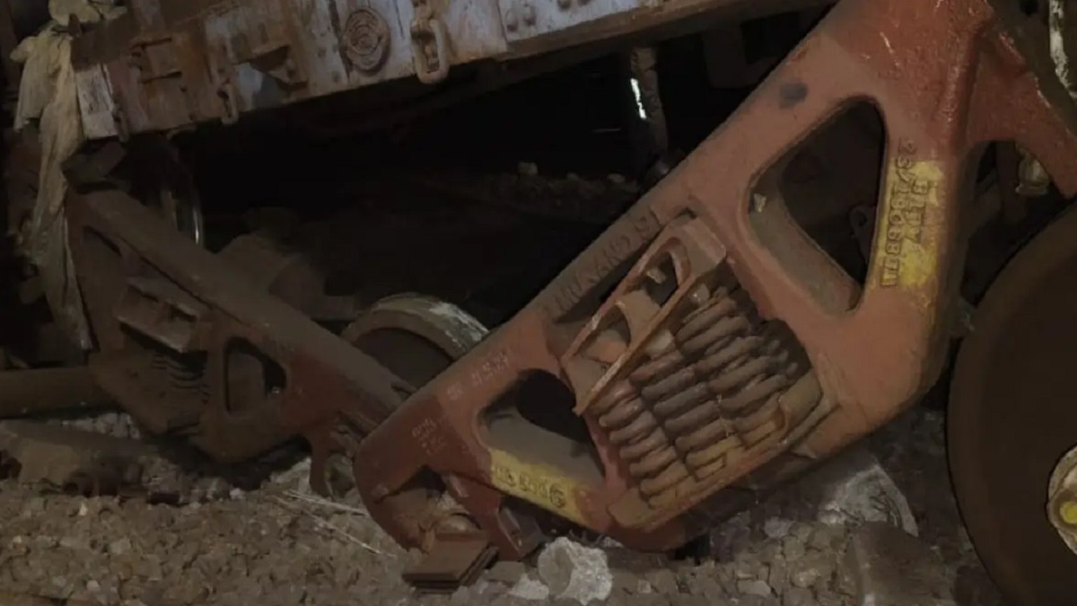 Goods Train Derail