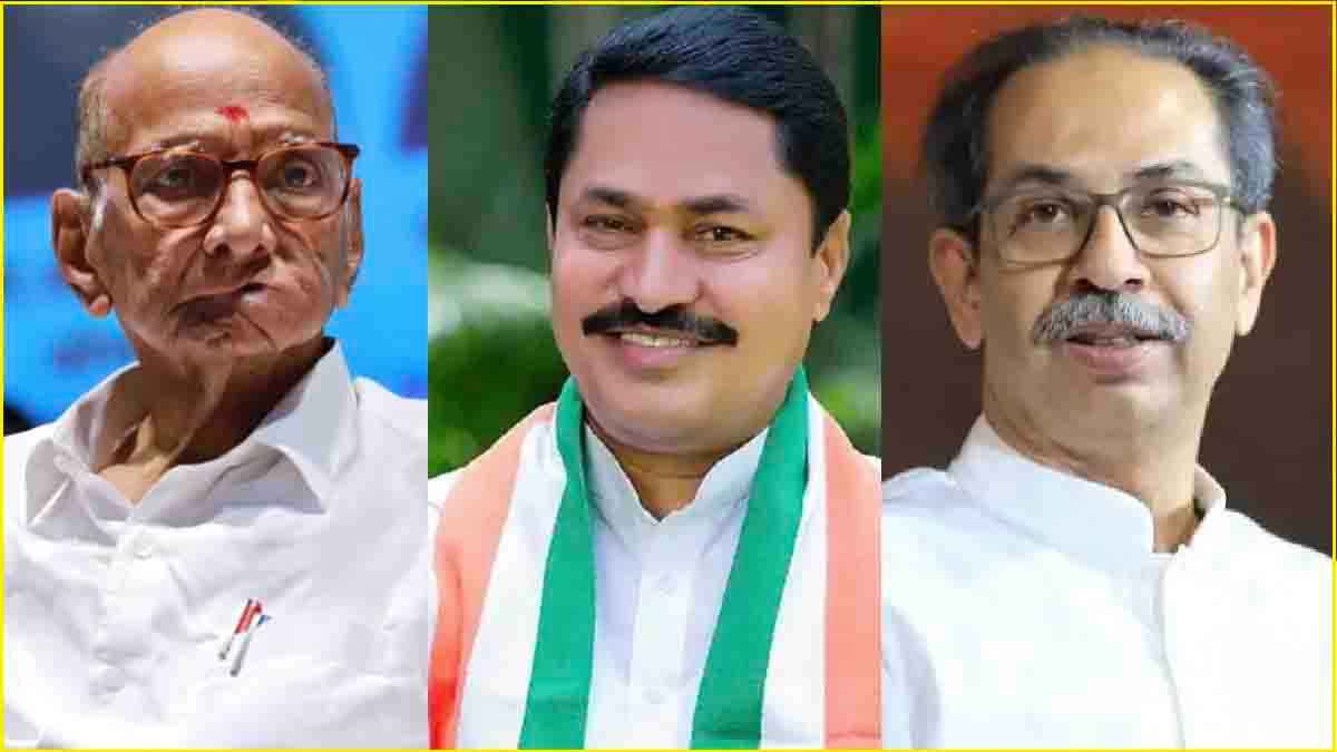 Nana Patole Sharad Pawar and Uddhav Thackeray