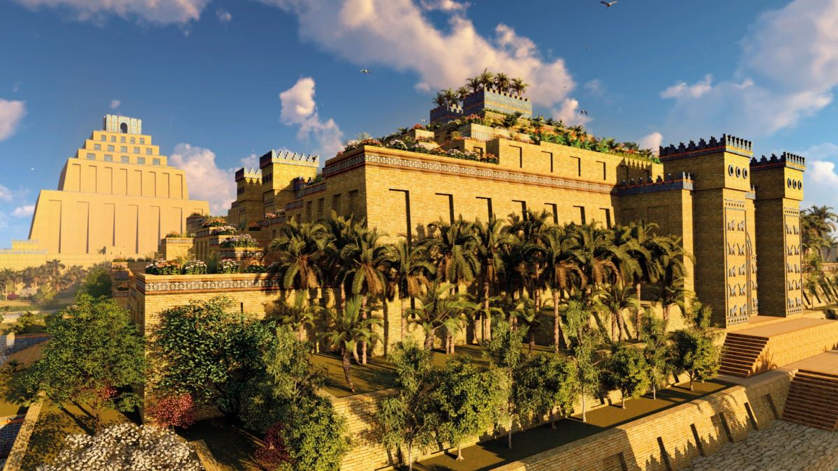 Remains of the Hanging Gardens of Babylon