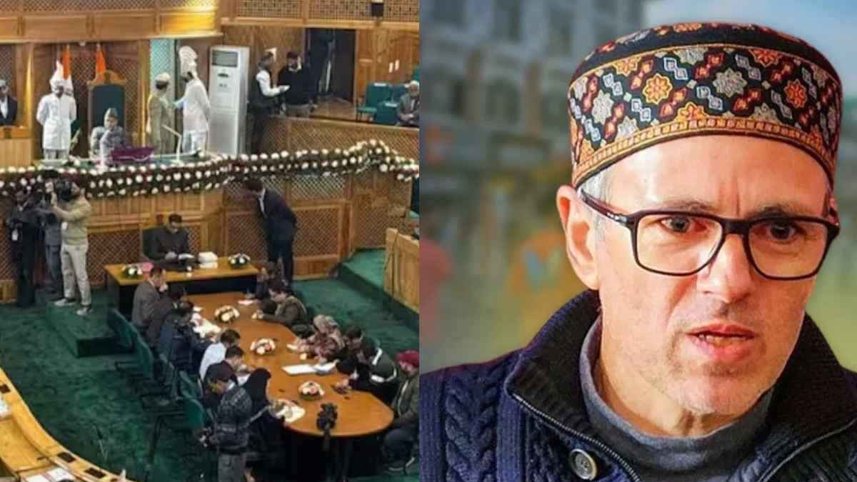 जम्मू कश्मीर विधानसभा में Article 370 की बहाली का प्रस्ताव पारित, BJP विधायकों का हंगामा, लगाए 'जय श्रीराम' के नारे