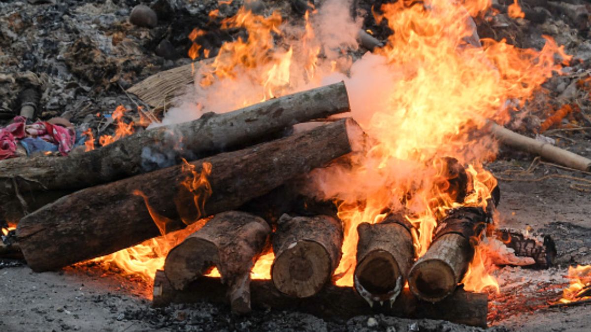 Odisha Puri Wood cremation