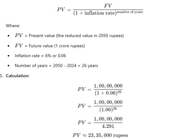 Value of 1 crore by AI