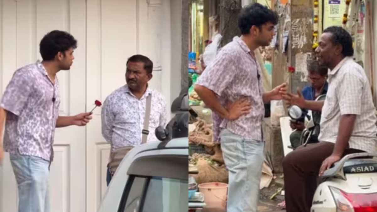 Video: उम्रदराज लोगों को शादी का ऑफर, फूल देते इन्फ्लुएंसर का वीडियो वायरल