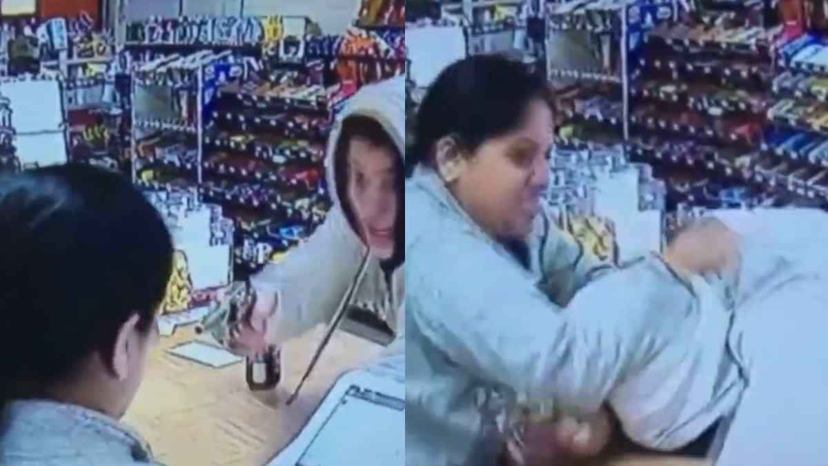 Viral Video Thief Beats By woman