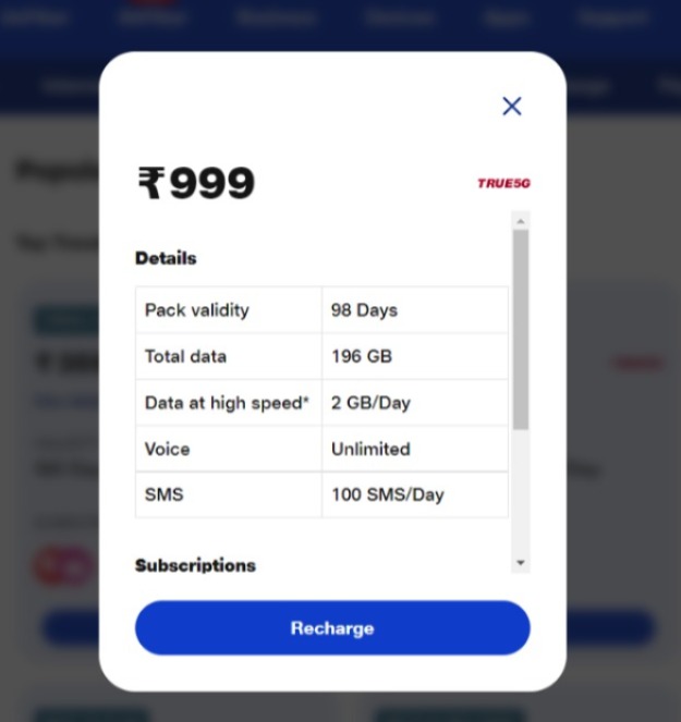 jio best prepaid plan