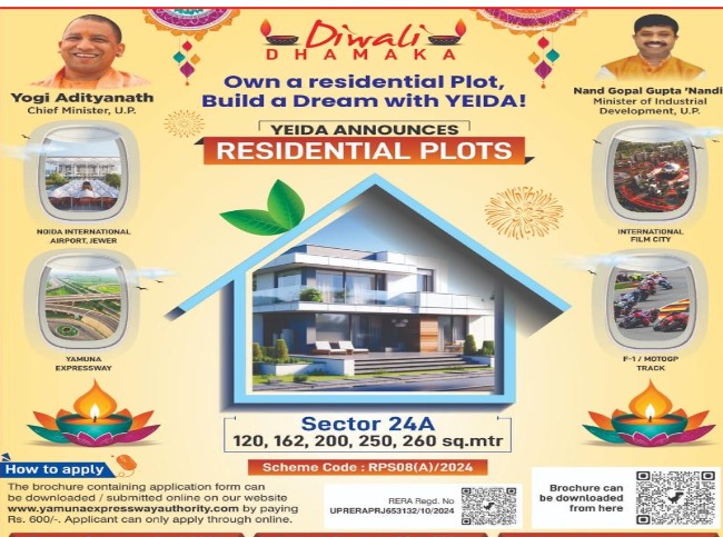 YEIDA Plot Scheme 2024