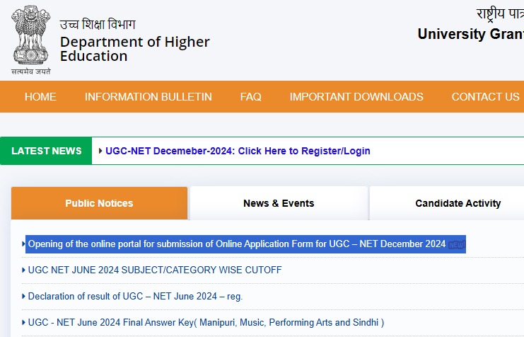 UGC NET December 2024