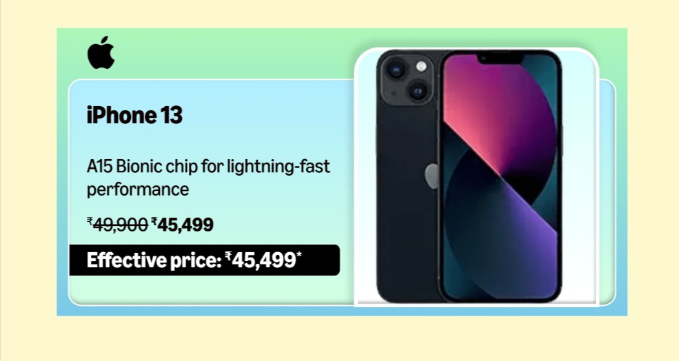 iPhone 13 Discount offer 