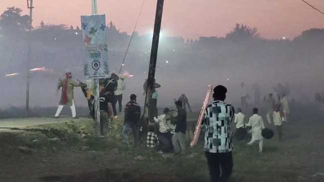 Diwali tradition, Hingot war, Indore, Agnibaan