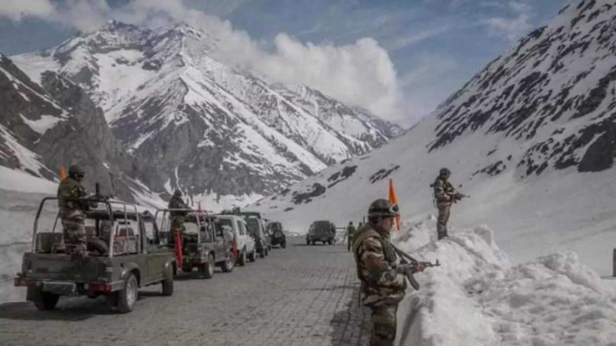 India China news Border Indian troops patrolling Ladakh Demchok sector disengagement China Depsang