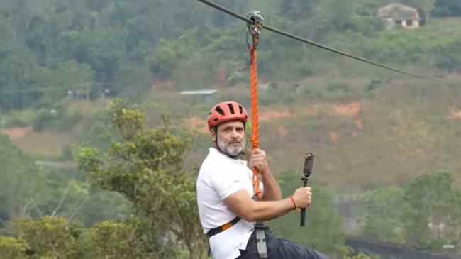 Rahul Gandhi, Kerala Longest Zipline, Landslide, Wayanad, Priyanka Gandhi, tourist destination