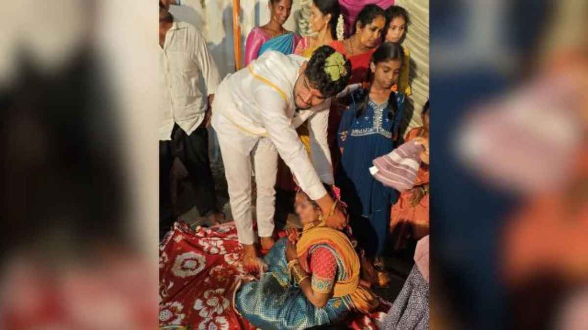 सुरेंद्र अपनी पत्नी के साथ