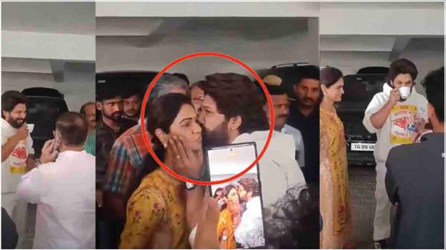 Video: рдЧрд┐рд░рдлреНрддрд╛рд░реА рд╕реЗ рдкрд╣рд▓реЗ рдХрд┐рд╕реЗ рдХрд┐рд╕ рдХрд░рддреЗ рджрд┐рдЦреЗ Allu Arjun? рдЪреМрдВрдХрд╛ рджреЗрдЧреА Pushpa 2 рдПрдХреНрдЯрд░ рдХреА рдпреЗ рд╣рд░рдХрдд Allu Arjun Arrest