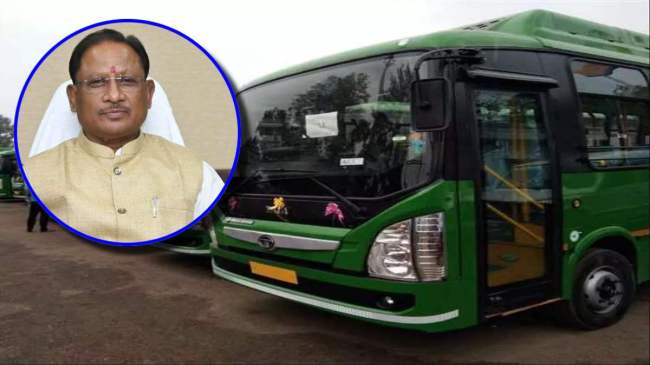 Chhattisgarh CM Vishnudev Sai Initiative For E-buses Service Chhattisgarh CM Vishnudev Sai Initiative For E-buses Service