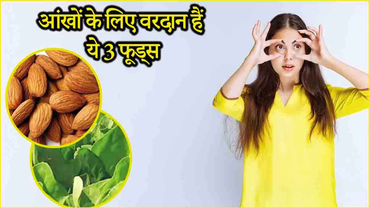 Healthy Eyes: आंखों को हेल्दी रखते हैं ये 3 फूड्स, कई बीमारियां भी रहती हैं दूर