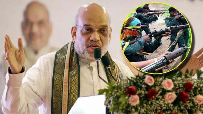 Home Minister Amit Shah Special Appeal to Chhattisgarh Naxalites Home Minister Amit Shah Special Appeal to Chhattisgarh Naxalites