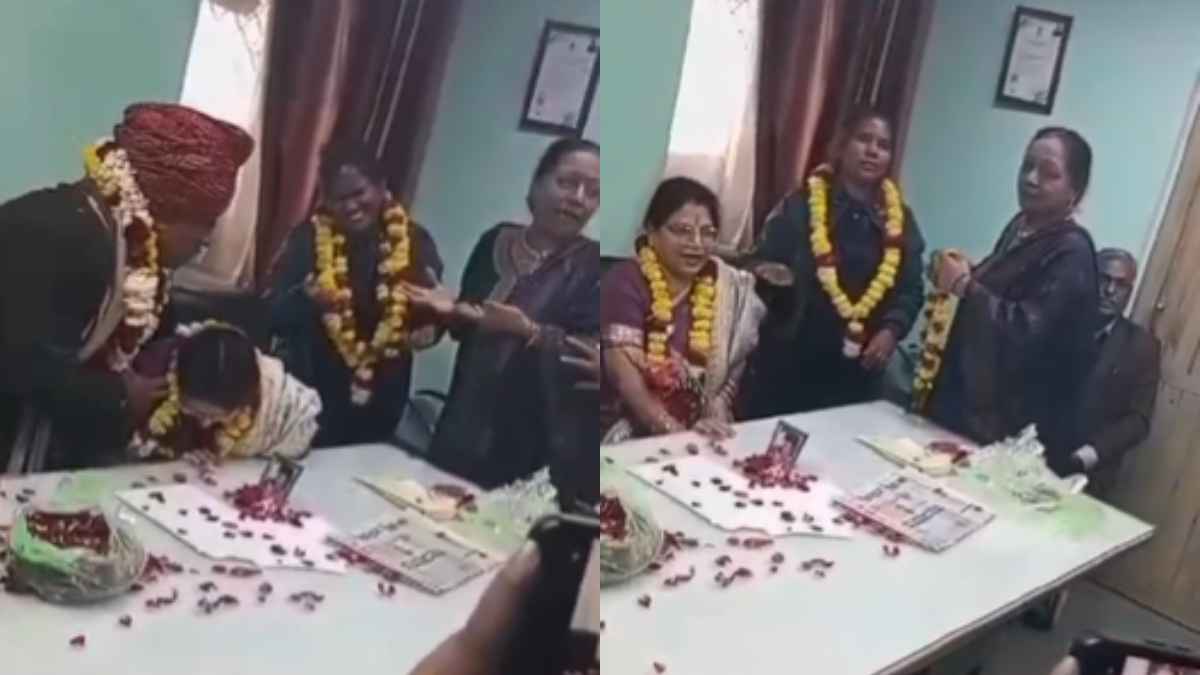 पत्नी रहती थी बीमार तो लिया VRS, नौकरी के अंतिम दिन विदाई समारोह में छोड़ गई साथ, Video