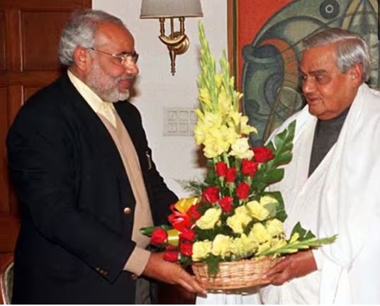 PM Modi and Atal Bihari Vajpayee